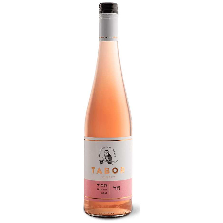 Tabor rosé bottle with its authentic label